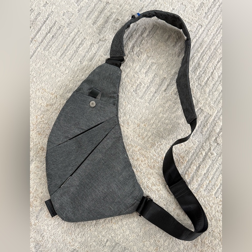 Gray Sling Bag
